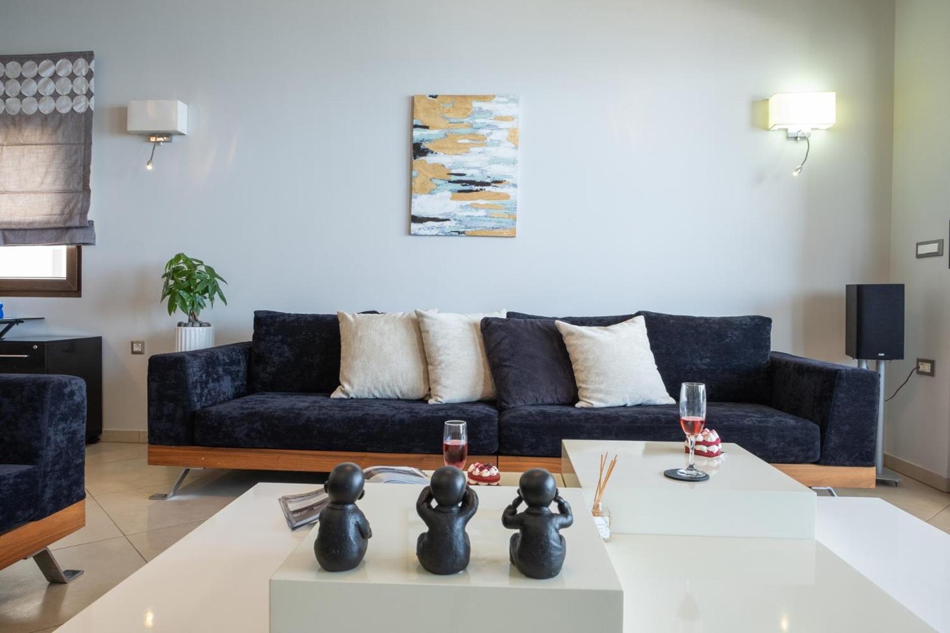 Thea Panoramic Sea View Apartment Agios Nikolaos  Bagian luar foto