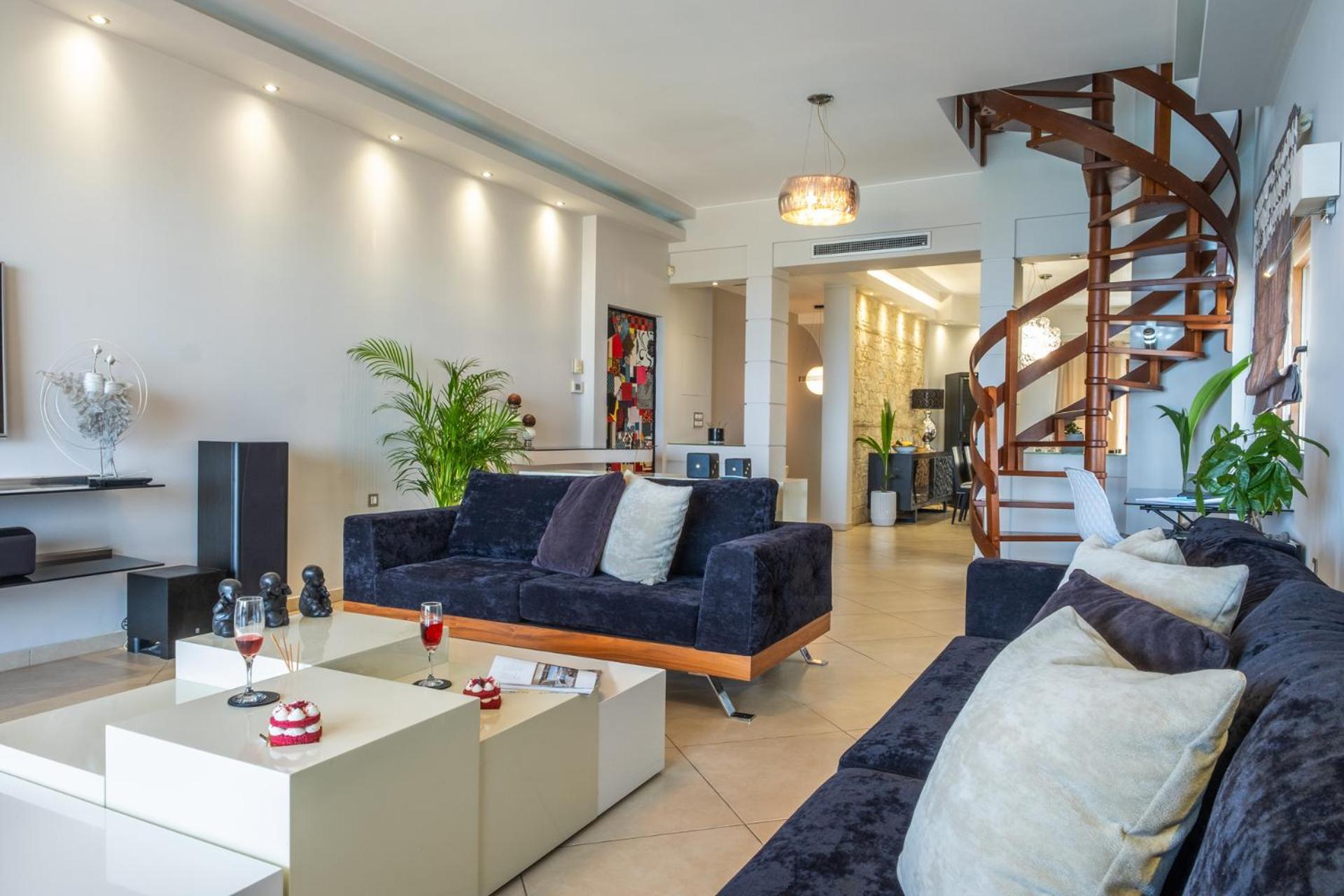 Thea Panoramic Sea View Apartment Agios Nikolaos  Bagian luar foto