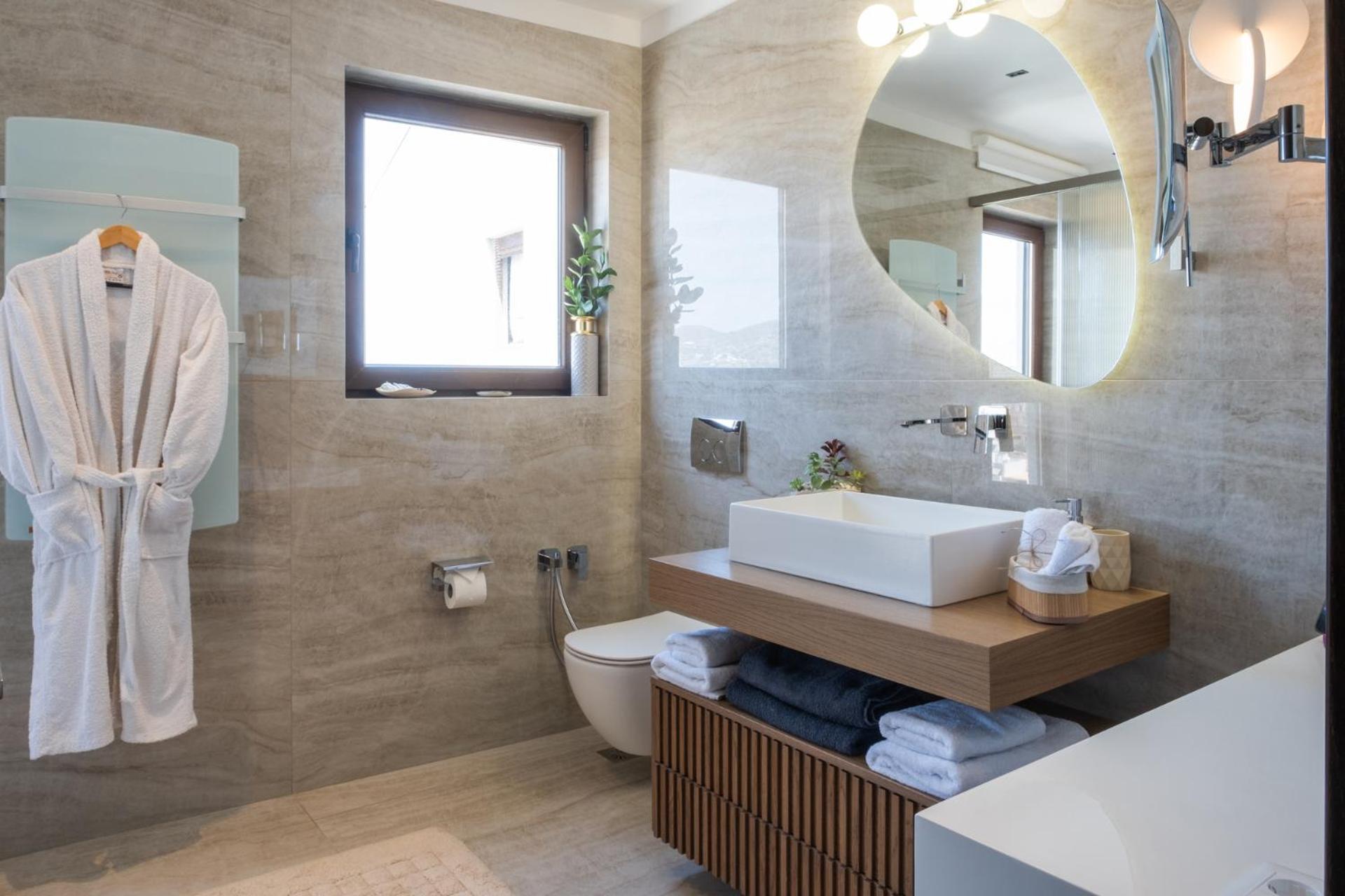 Thea Panoramic Sea View Apartment Agios Nikolaos  Bagian luar foto