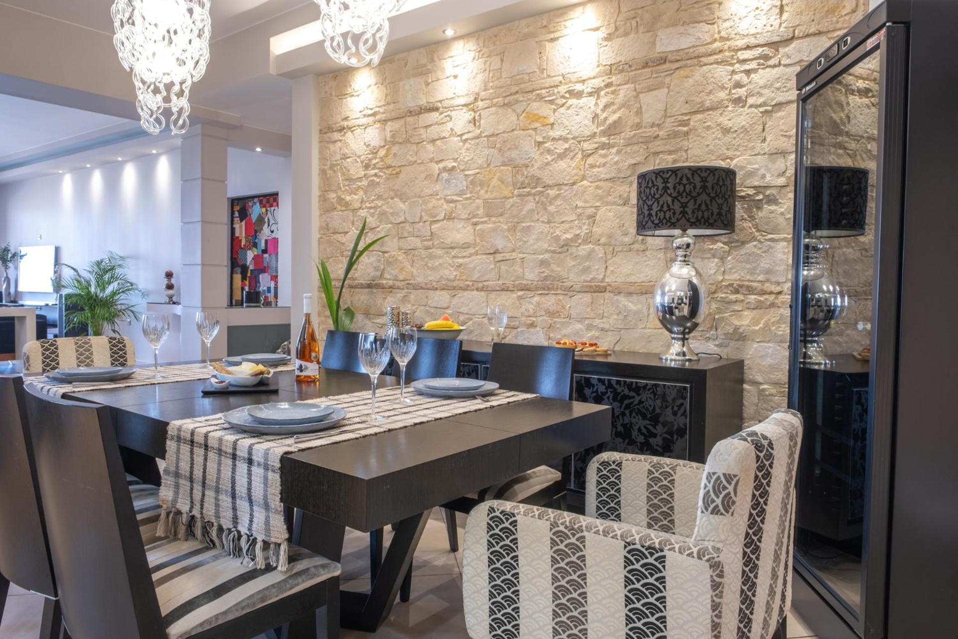 Thea Panoramic Sea View Apartment Agios Nikolaos  Bagian luar foto